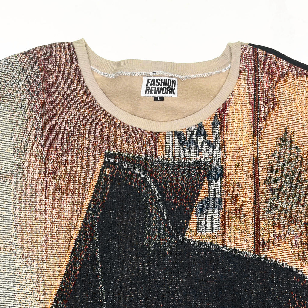 Grand Piano Tapestry Panel Pullover