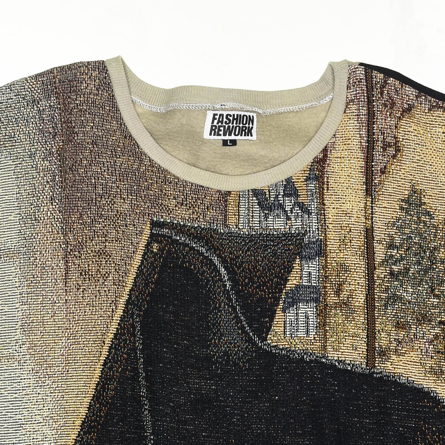 Grand Piano Tapestry Panel Pullover