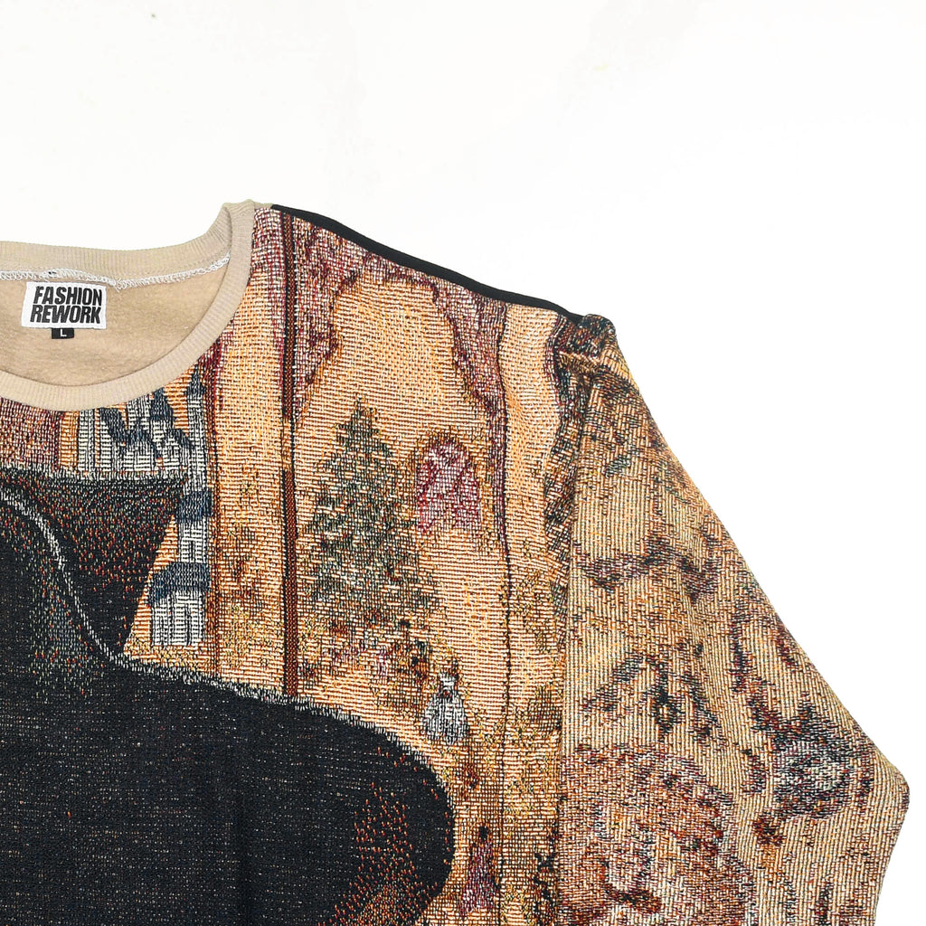 Grand Piano Tapestry Panel Pullover