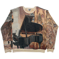 Grand Piano Tapestry Panel Pullover