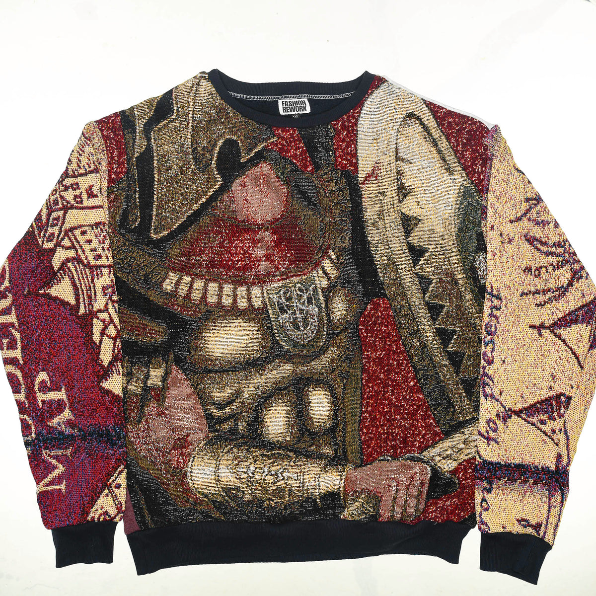 Trojan Soldier Full Tapestry Panel Pullover