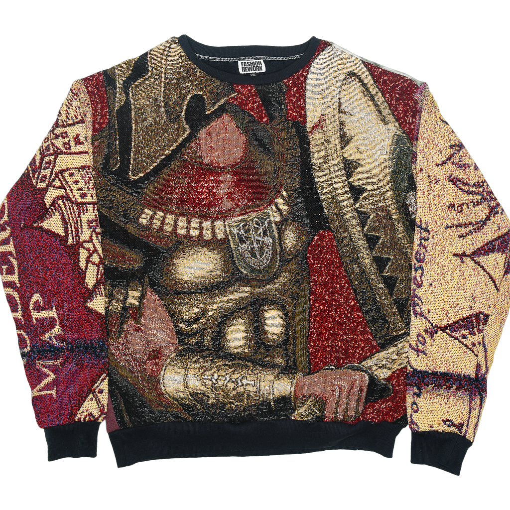 Trojan Soldier Full Tapestry Panel Pullover