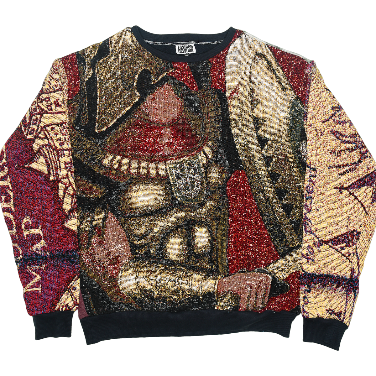 Trojan Soldier Full Tapestry Panel Pullover
