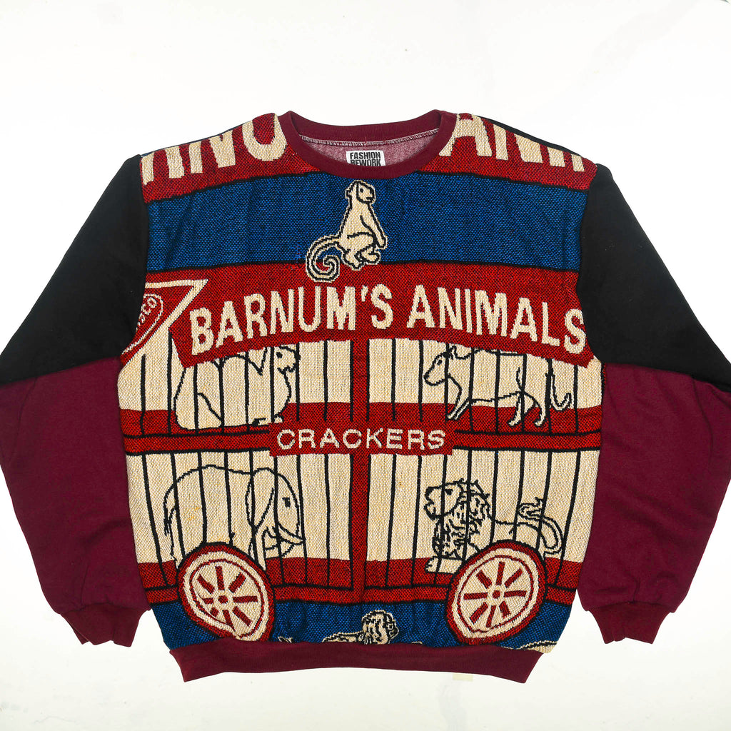 Barnum's Circus Animals Full Tapestry Panel Pullover