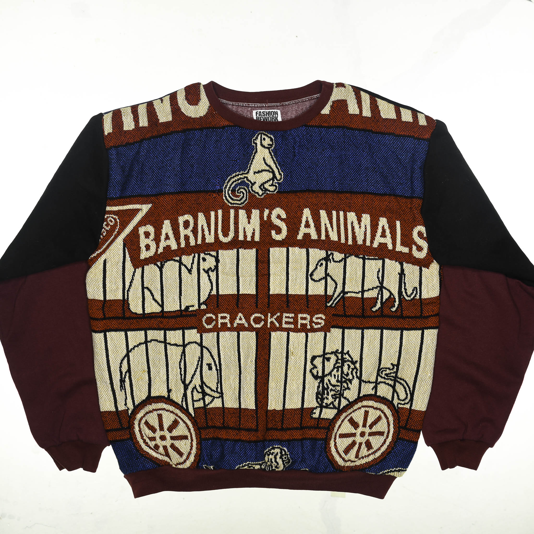 Barnum's Circus Animals Full Tapestry Panel Pullover