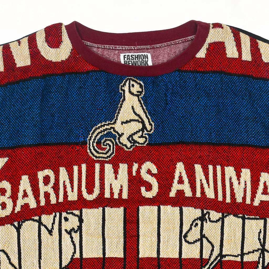 Barnum's Circus Animals Full Tapestry Panel Pullover