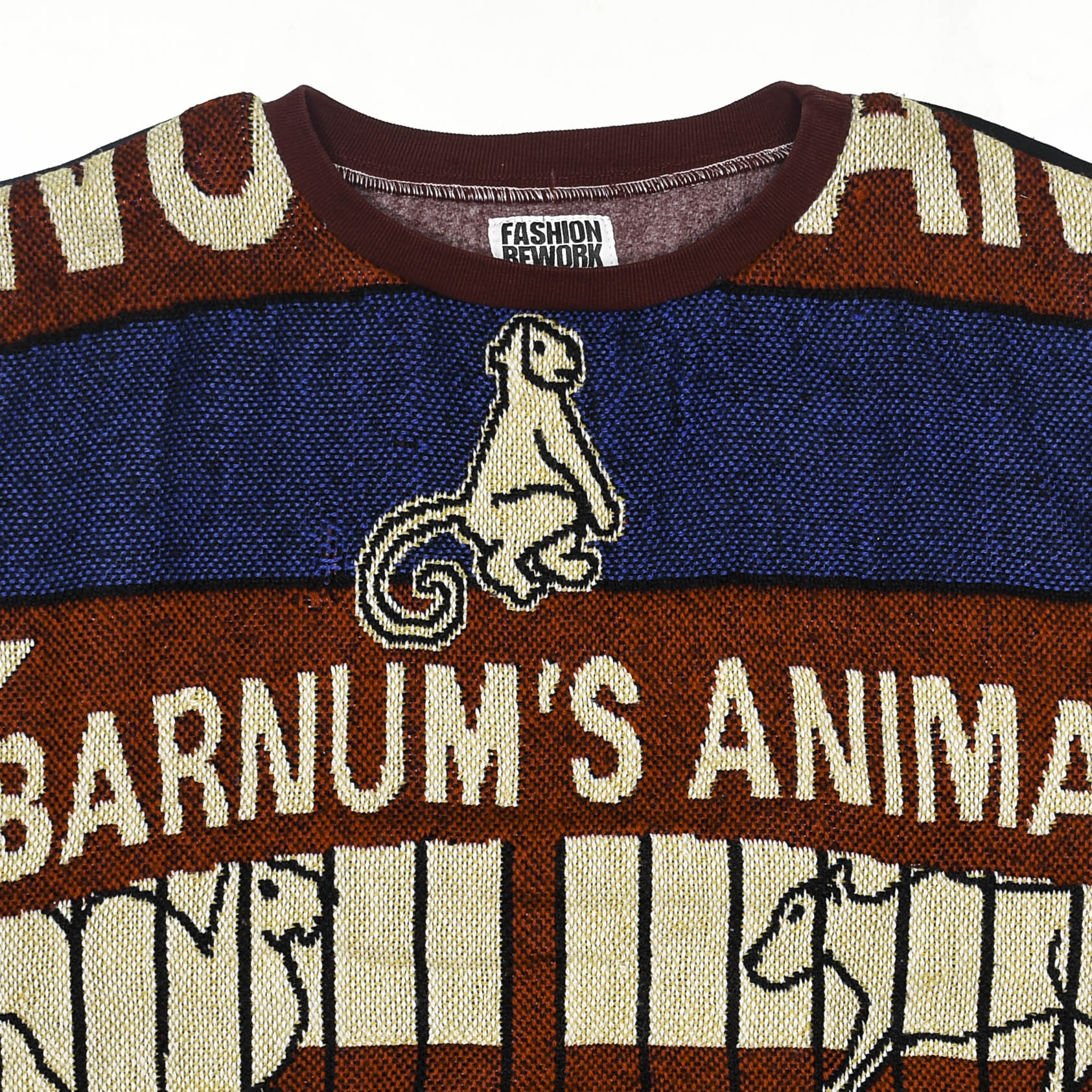 Barnum's Circus Animals Full Tapestry Panel Pullover