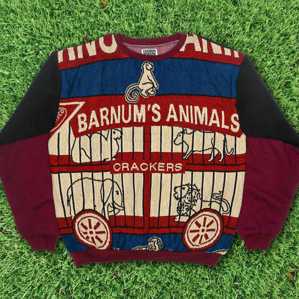 Barnum's Circus Animals Full Tapestry Panel Pullover