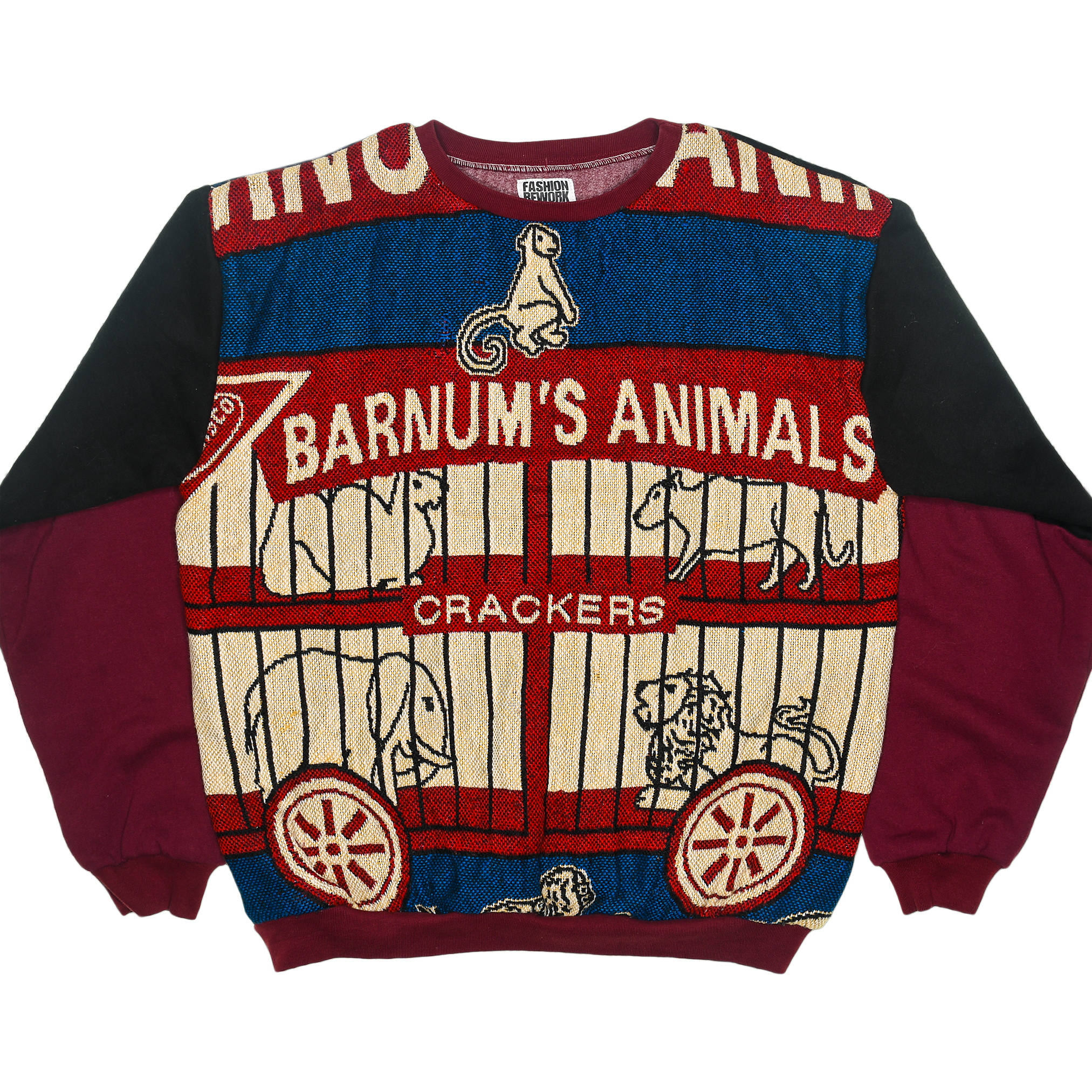 Animal Crackers Barnum's Circus Full Tapestry Panel Pullover