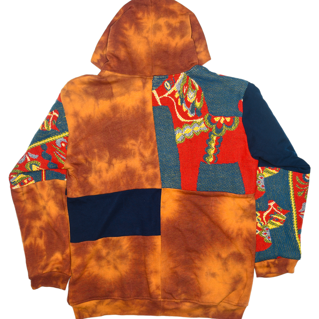Unique Horse Patchwork Tapestry Zip Up