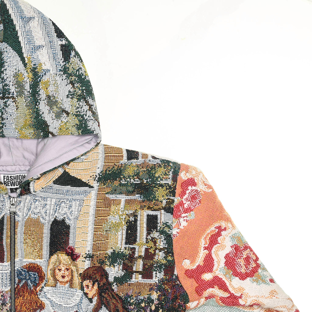 Victorian Girls Full Tapestry Zip Through