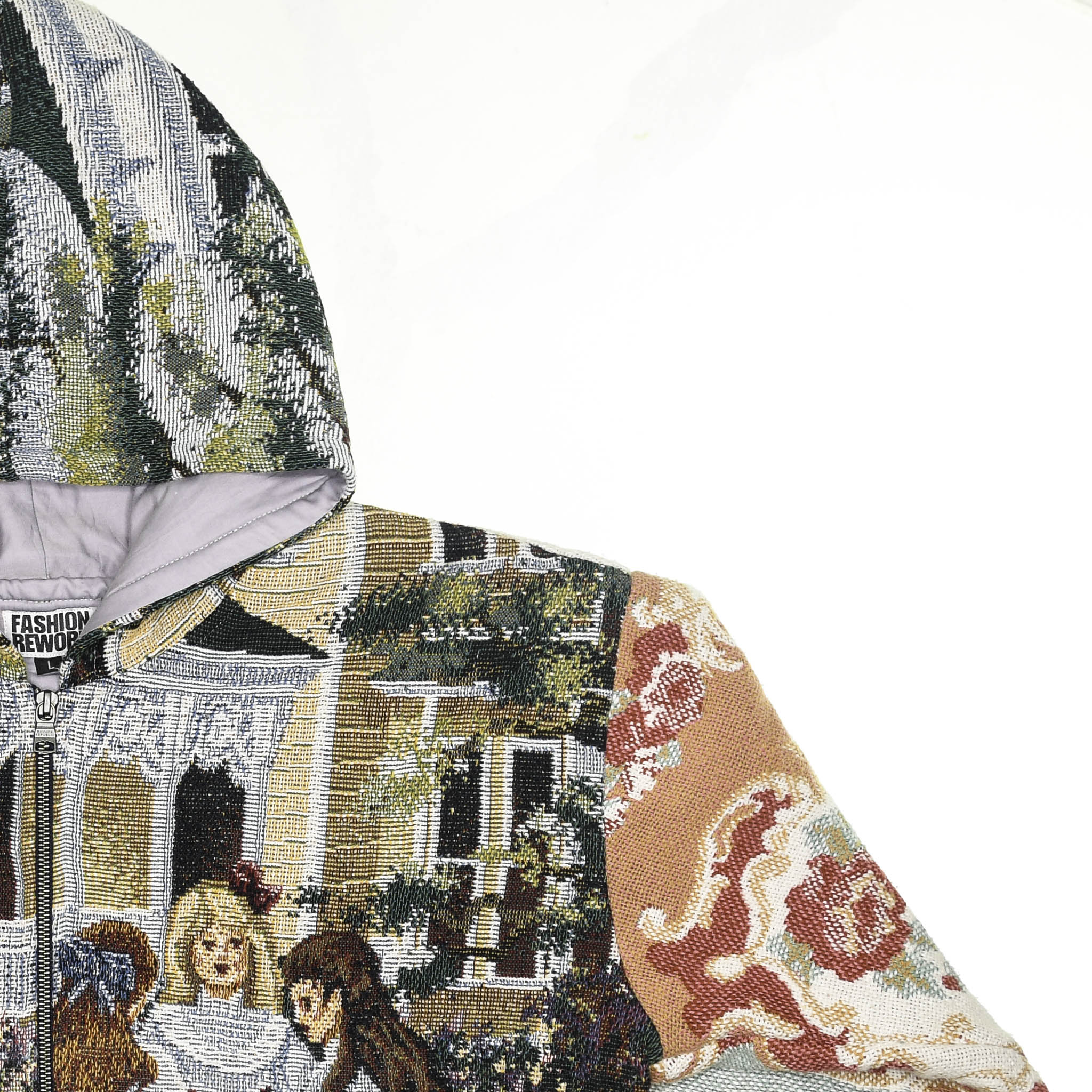 Victorian Girls Full Tapestry Zip Through