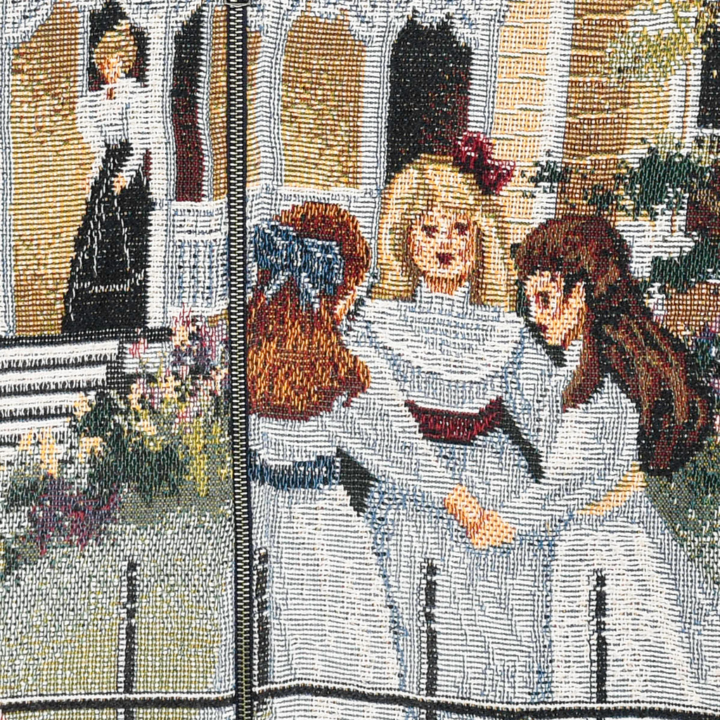 Victorian Girls Full Tapestry Zip Through