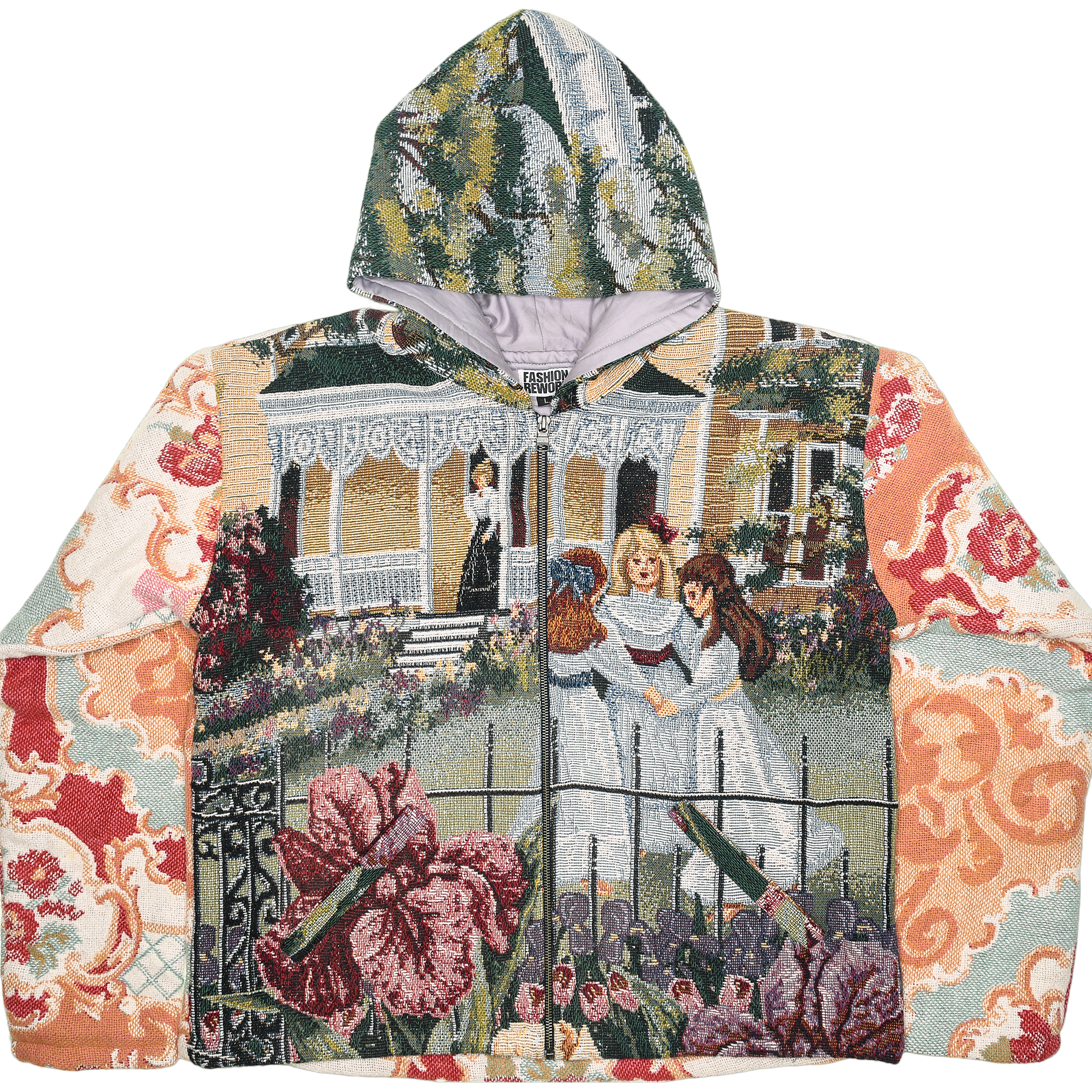 Victorian Girls Double Tapestry Zip Through