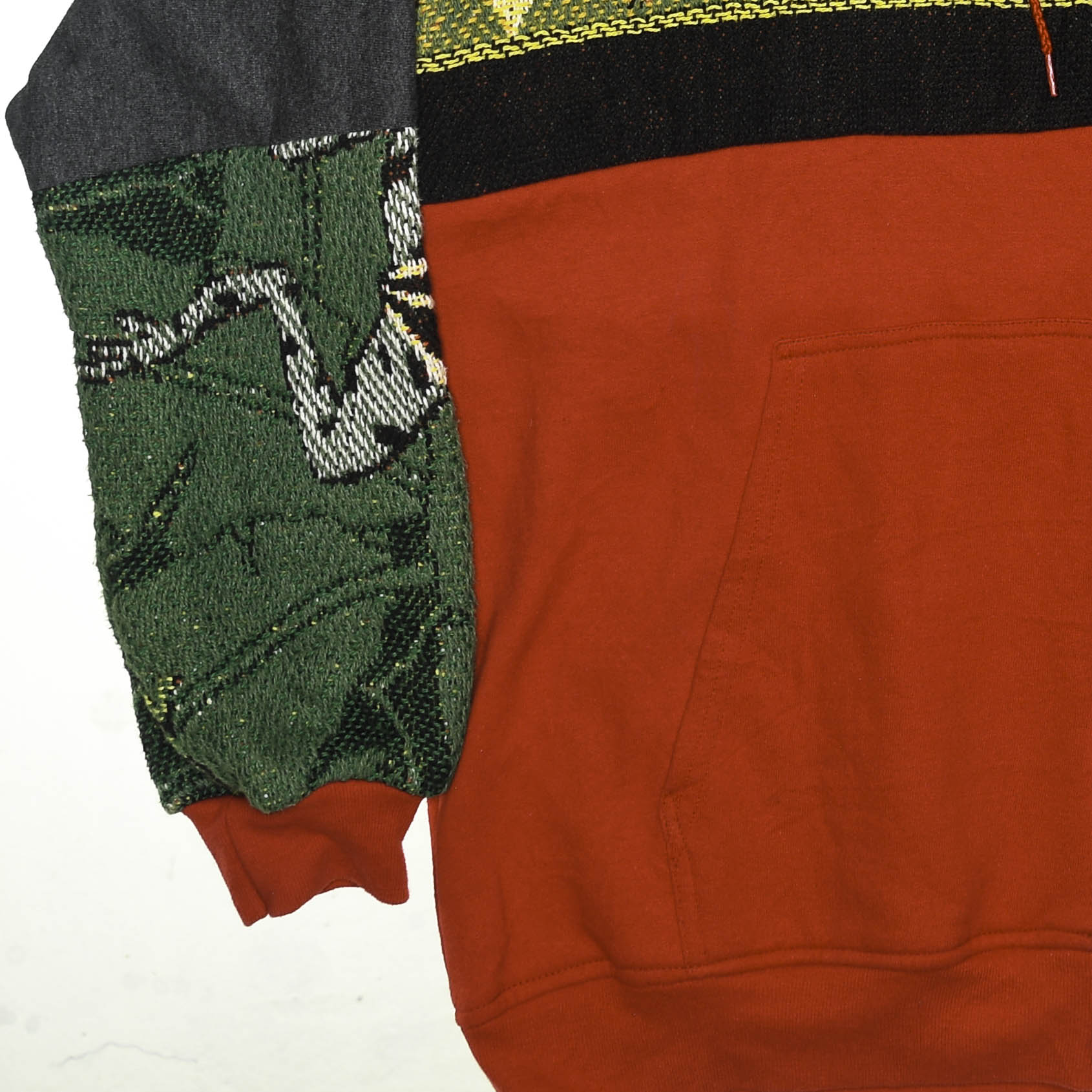 Tree Frog Patchwork Tapestry Zip Up Hoodie