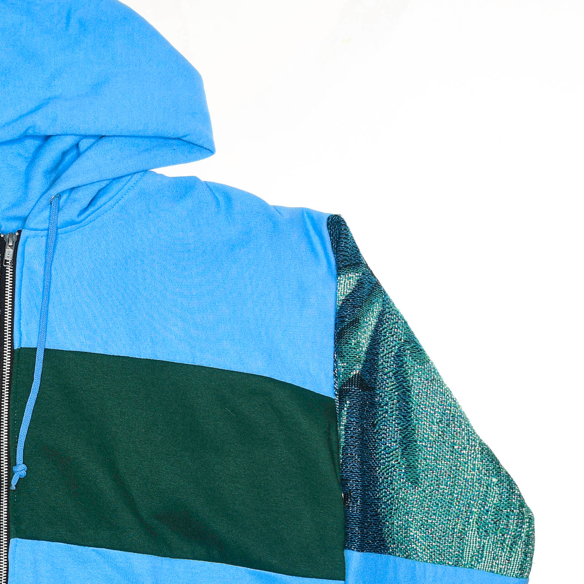 Dolphin Patchwork Tapestry Zip Up Hoodie