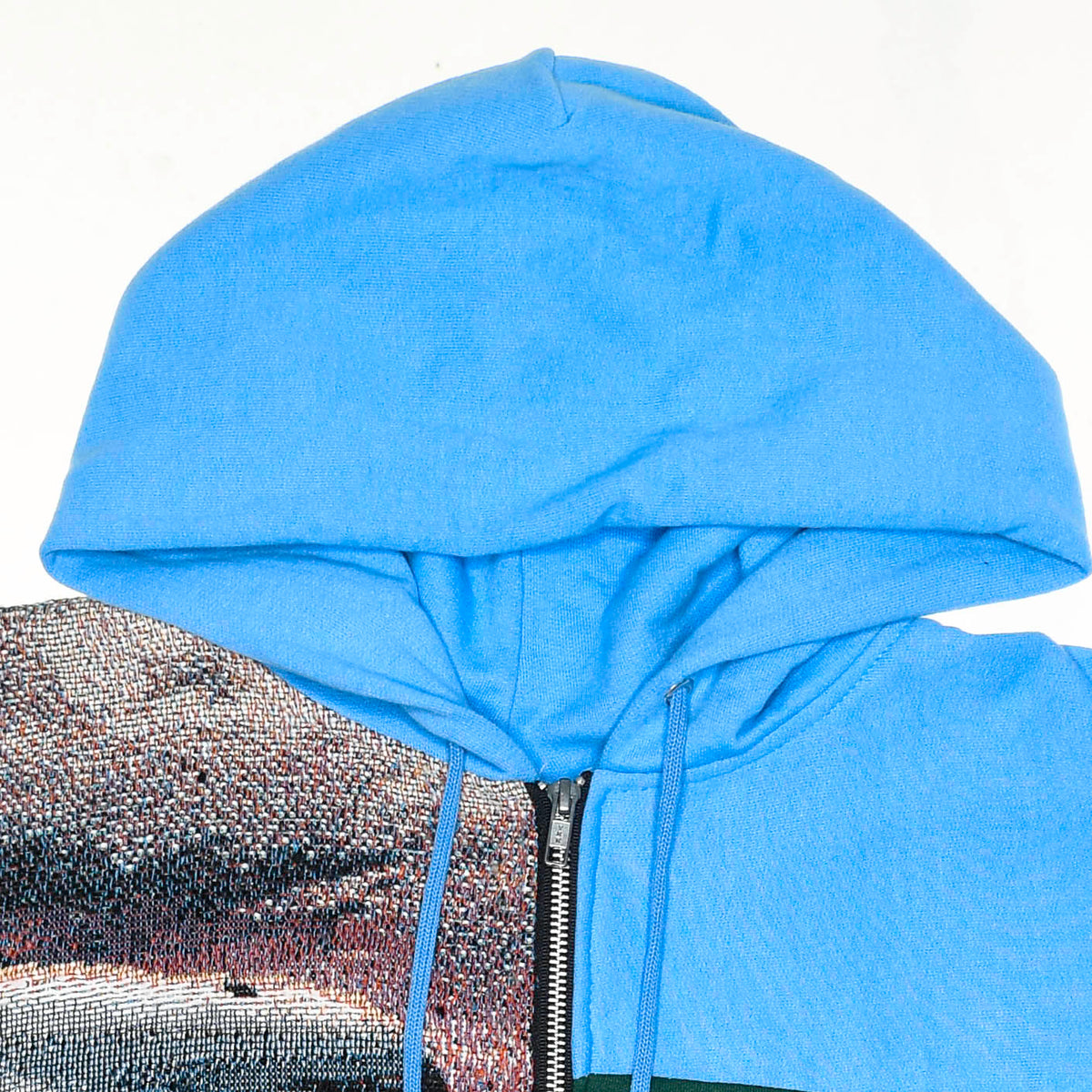 Dolphin Patchwork Tapestry Zip Up Hoodie
