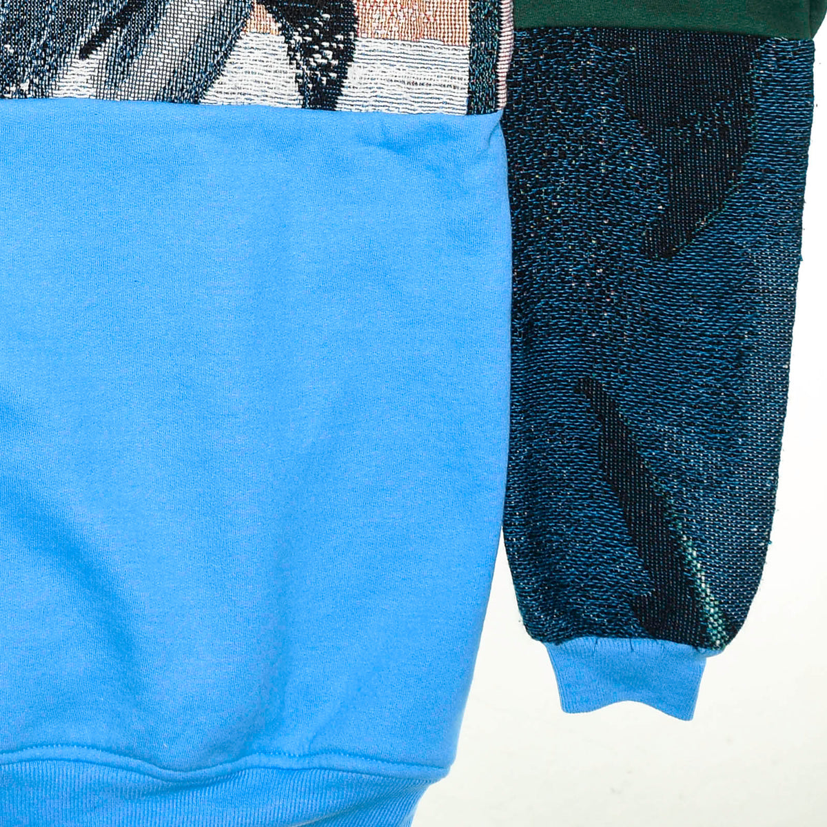 Dolphin Patchwork Tapestry Zip Up Hoodie