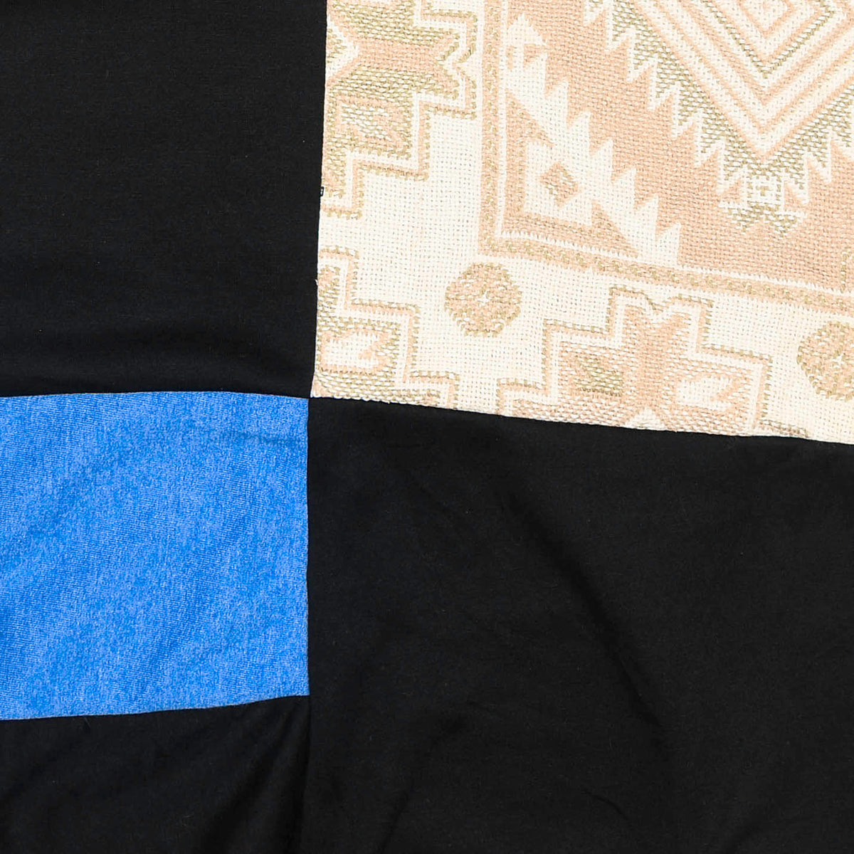 Peach Southwest Patchwork Tapestry Zip Up