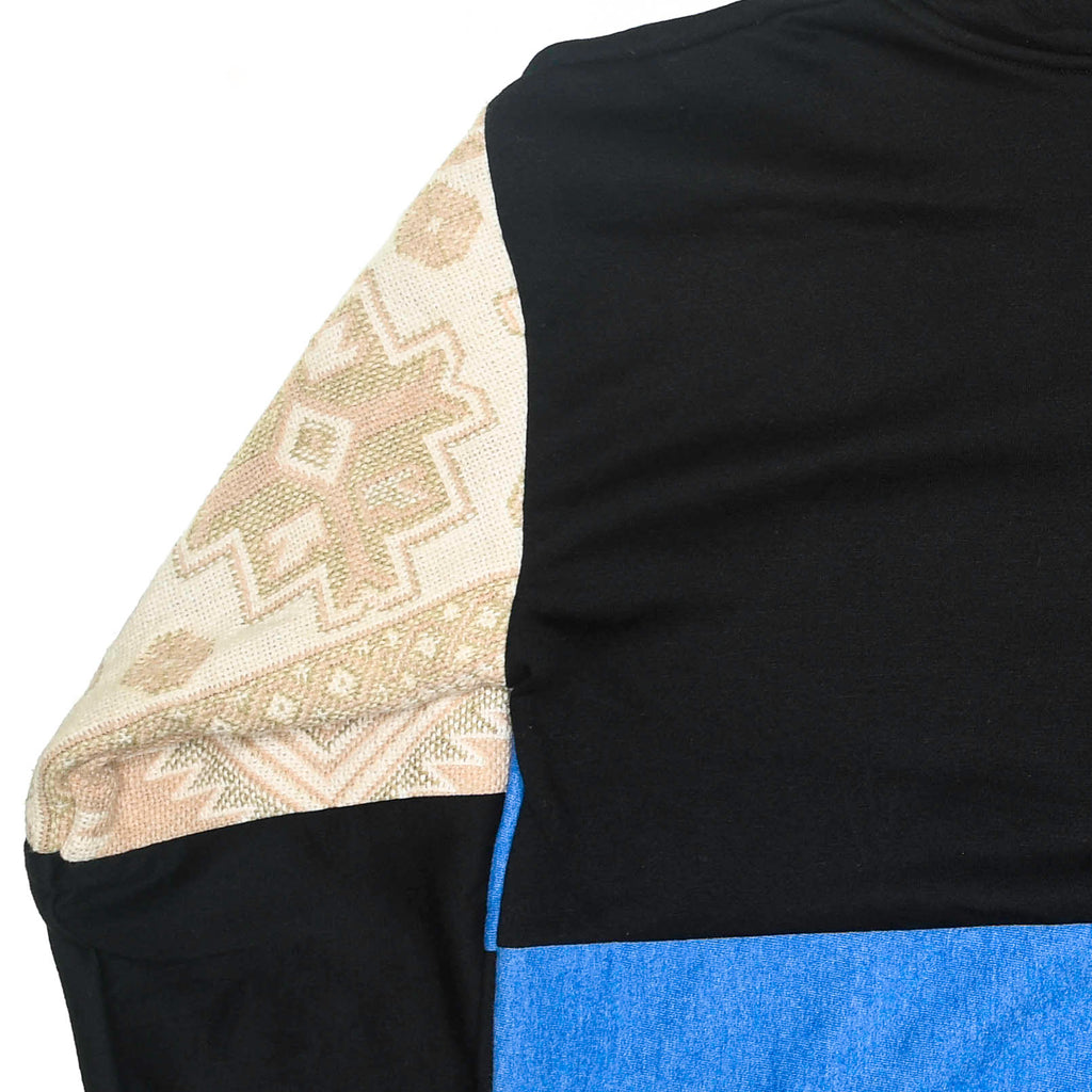 Peach Southwest Patchwork Tapestry Zip Up