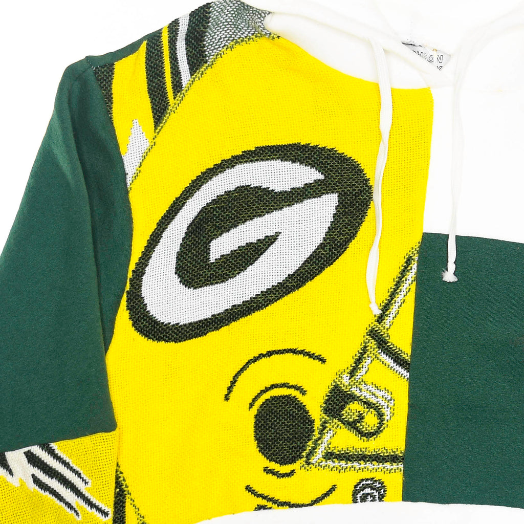 Green Bay Packers Patchwork Tapestry Hoodie