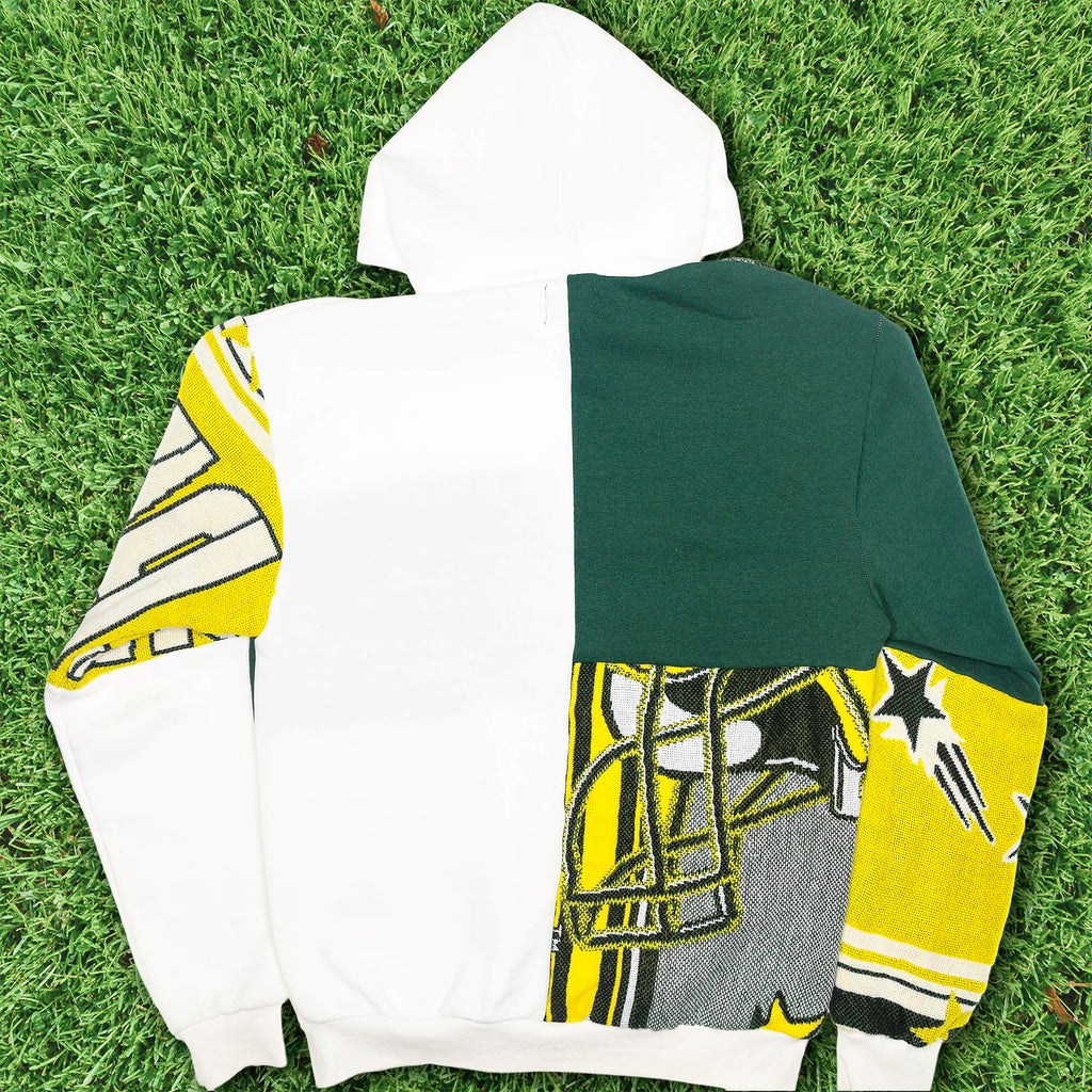 Green Bay Packers Patchwork Tapestry Hoodie