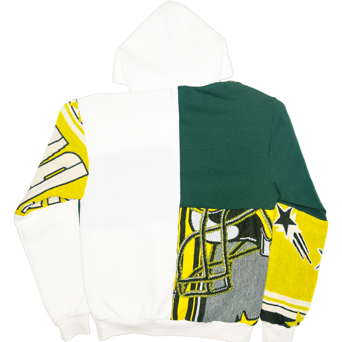 Green Bay Packers Patchwork Tapestry Hoodie