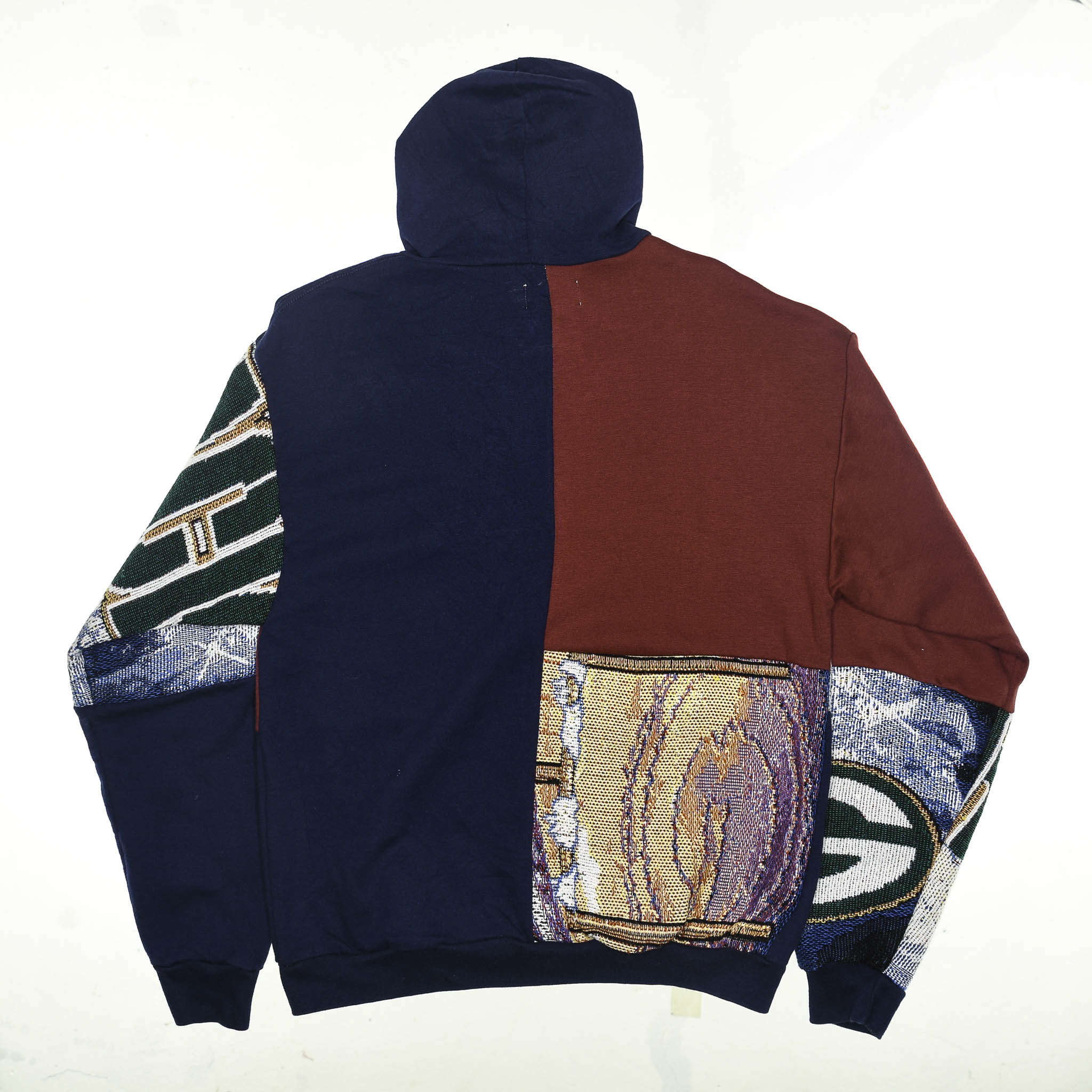 Green Bay Packers Patchwork Tapestry Hoodie