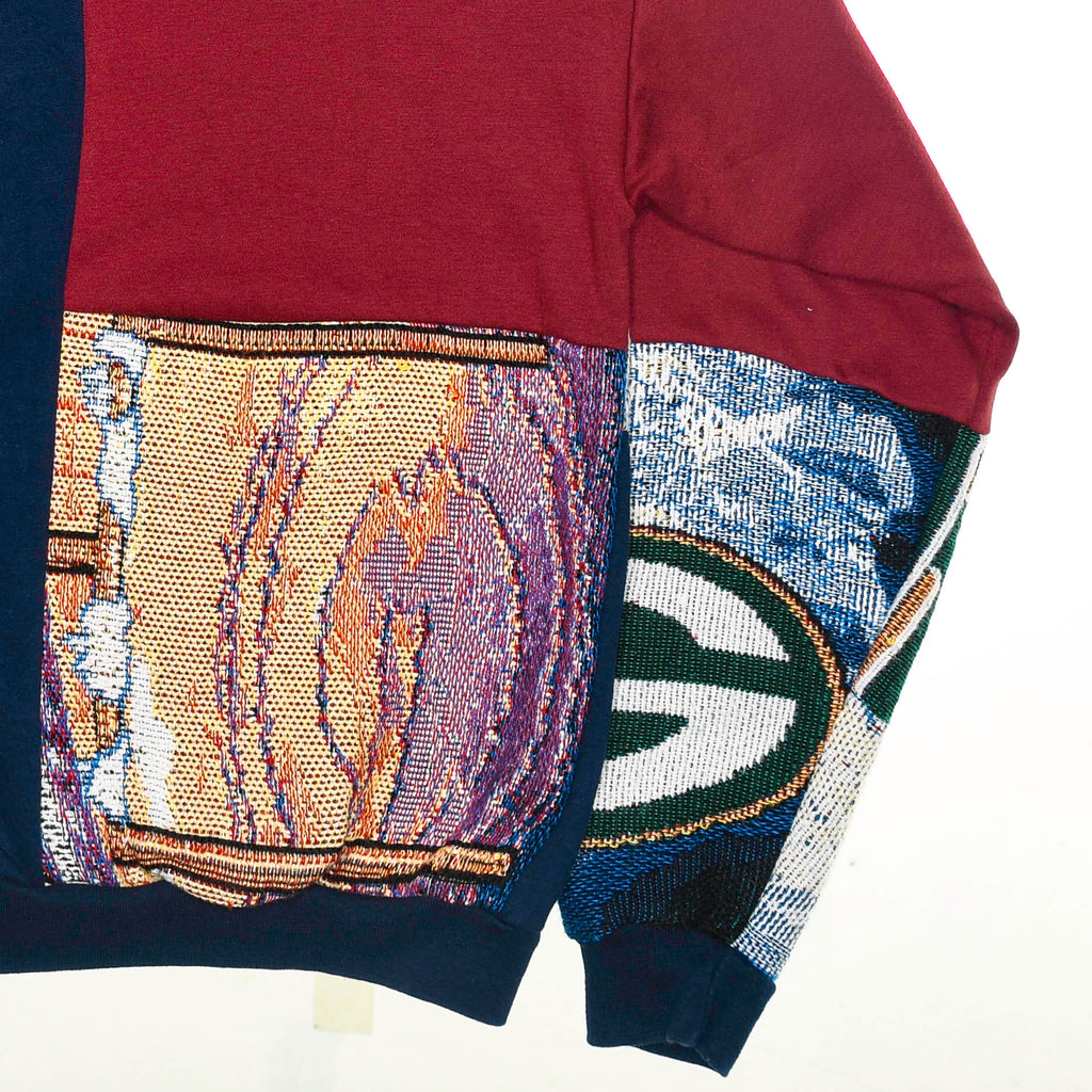 Green Bay Packers Patchwork Tapestry Hoodie