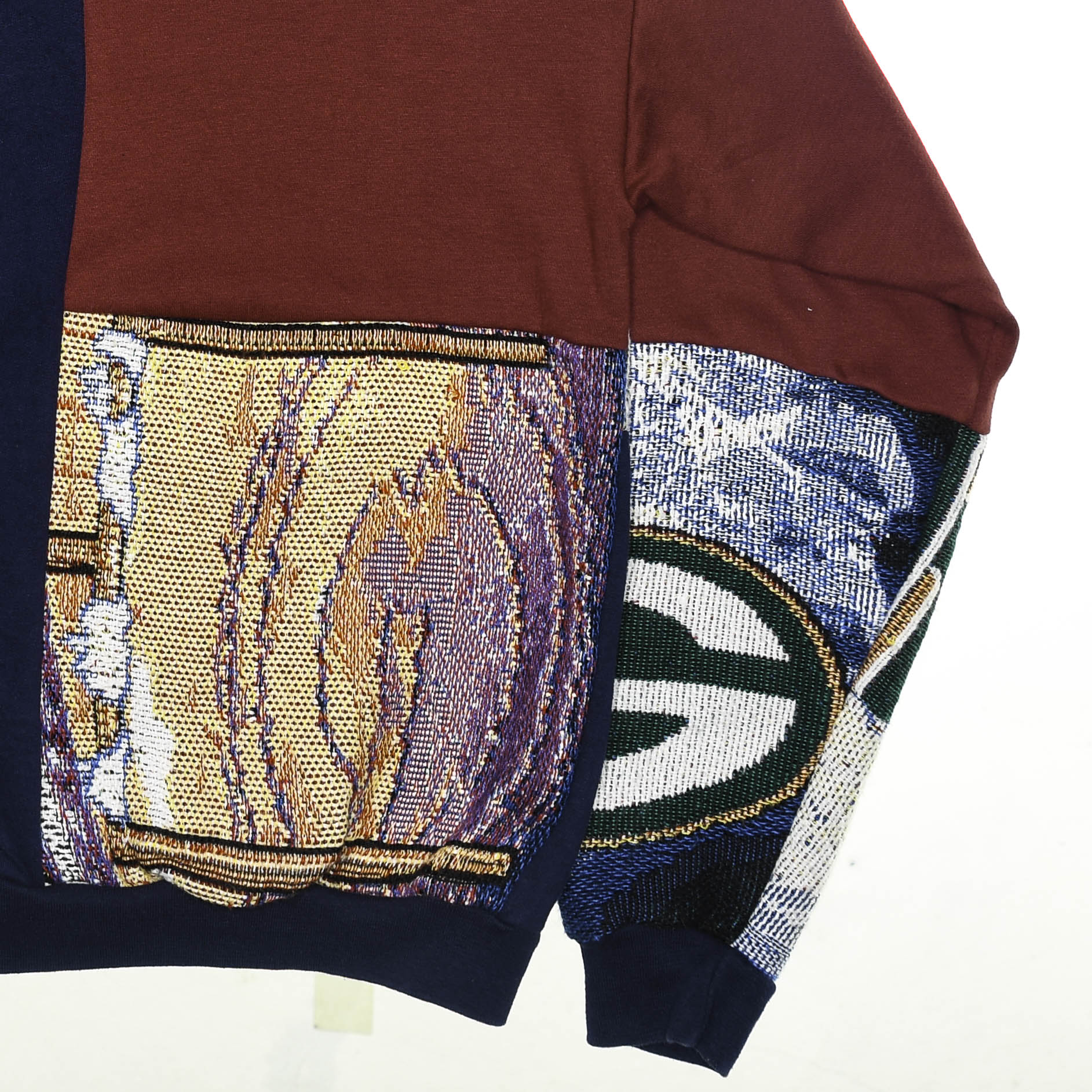 Green Bay Packers Patchwork Tapestry Hoodie
