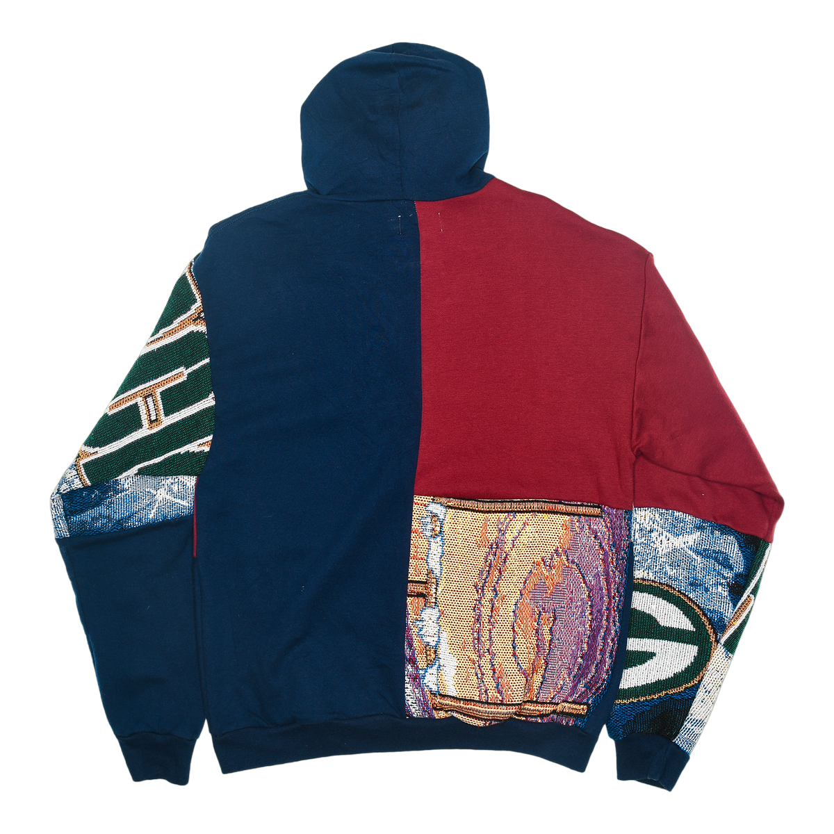 Green Bay Packers Patchwork Tapestry Hoodie