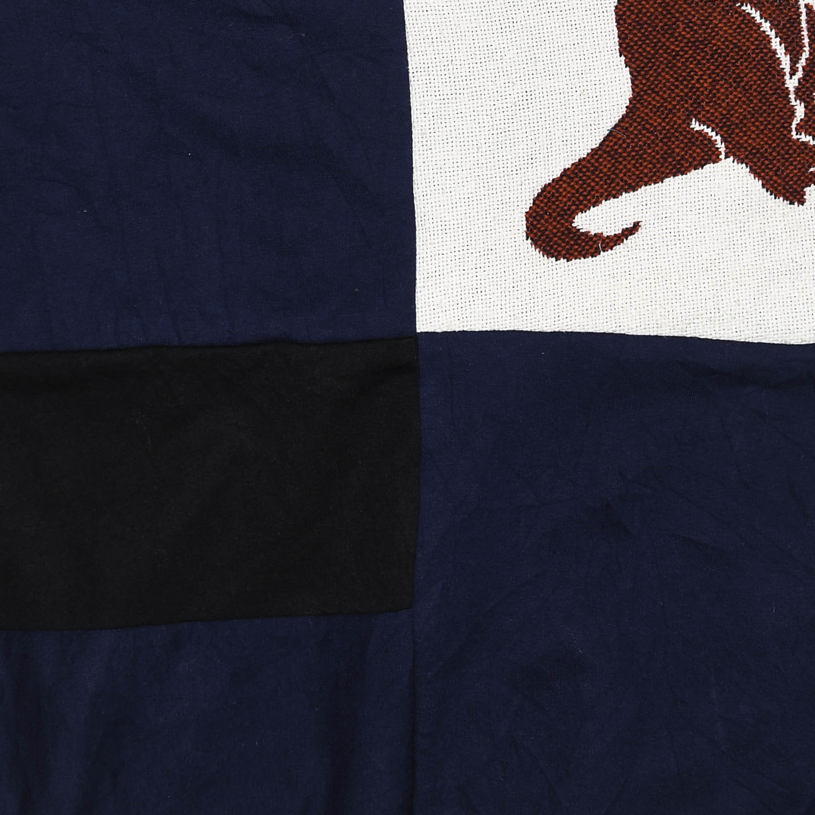 Ice Age Patchwork Tapestry Zip Up Hoodie