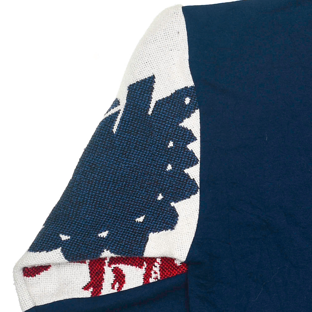 Ice Age Patchwork Tapestry Zip Up Hoodie