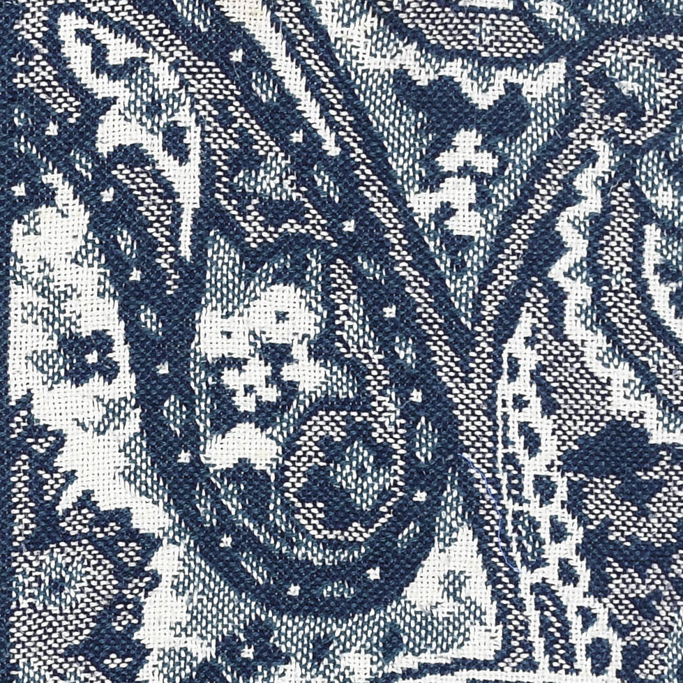 Crimson Paisley Tapestry Patch Hoodie — Upcycled Streetwear Zip-Up