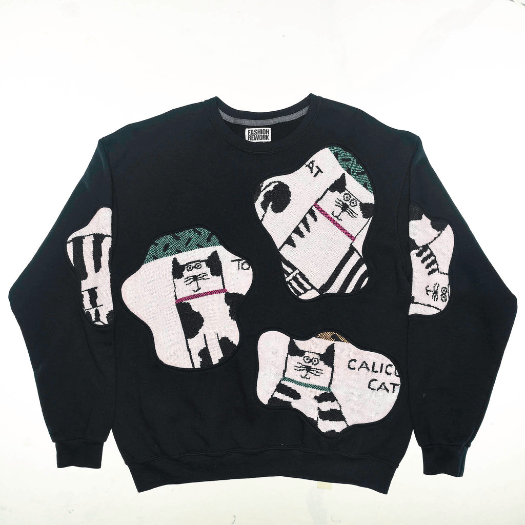 Calico Cat Amoeba Tapestry Pullover