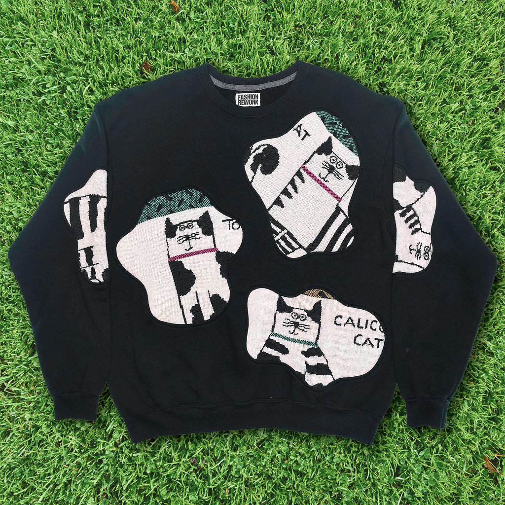 Calico Cat Amoeba Tapestry Pullover