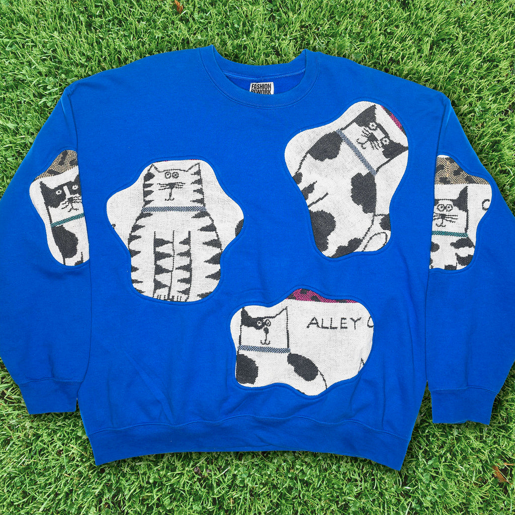 Tom Cat Amoeba Tapestry Pullover