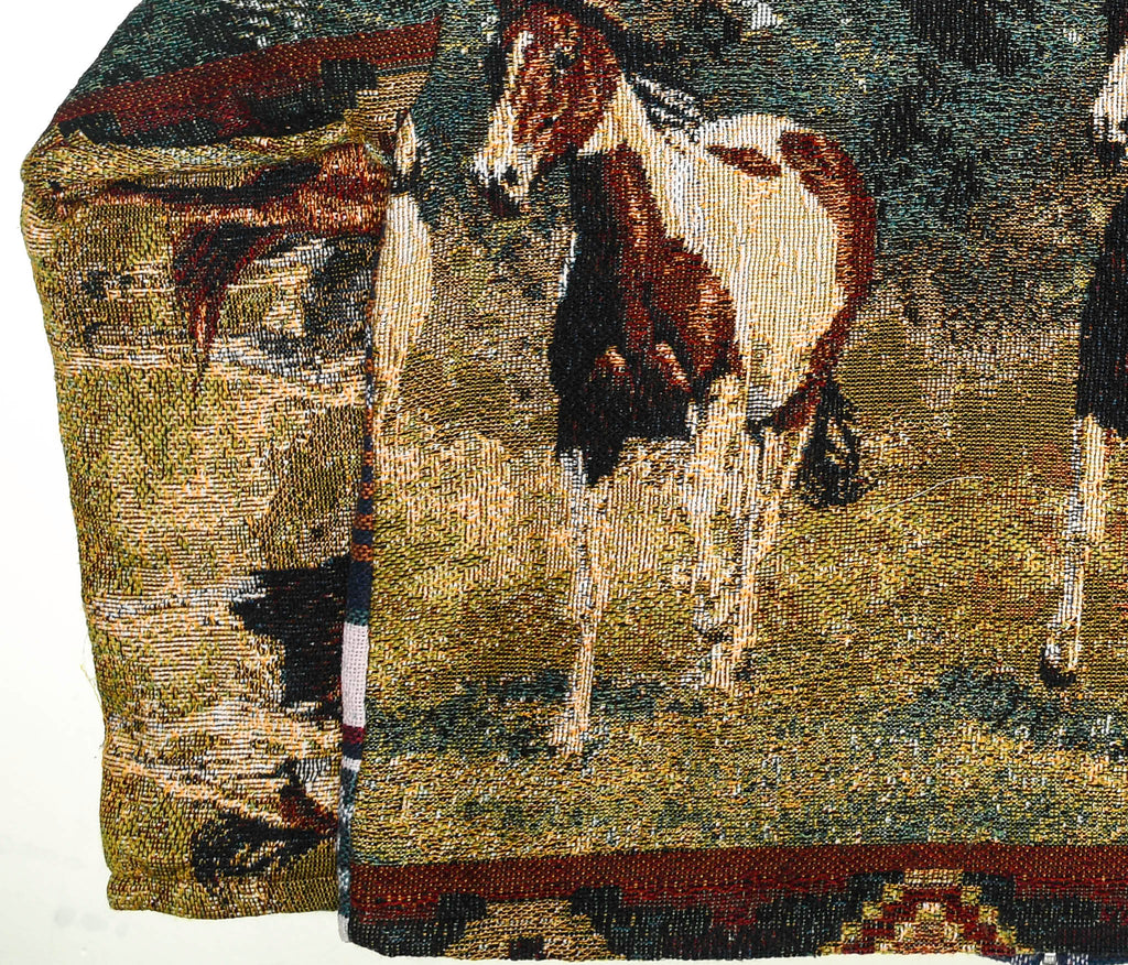 Southwest Wild Horses Double Tapestry Zip Through