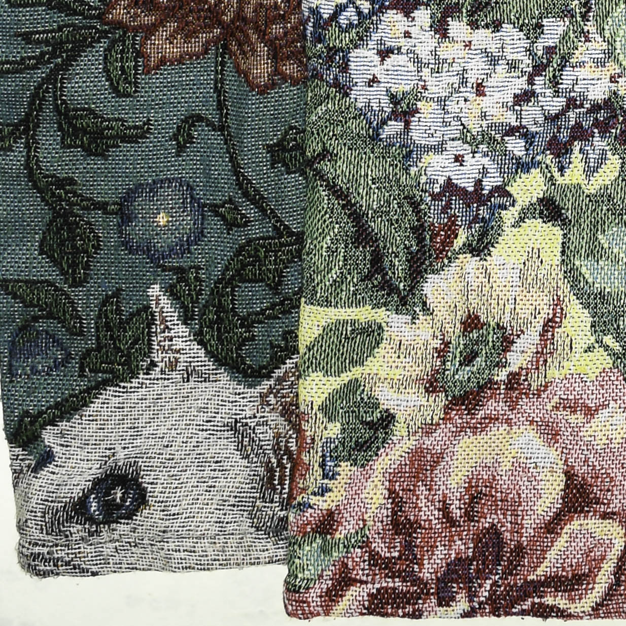 Floral Victorian Cat Full Tapestry Zip Up