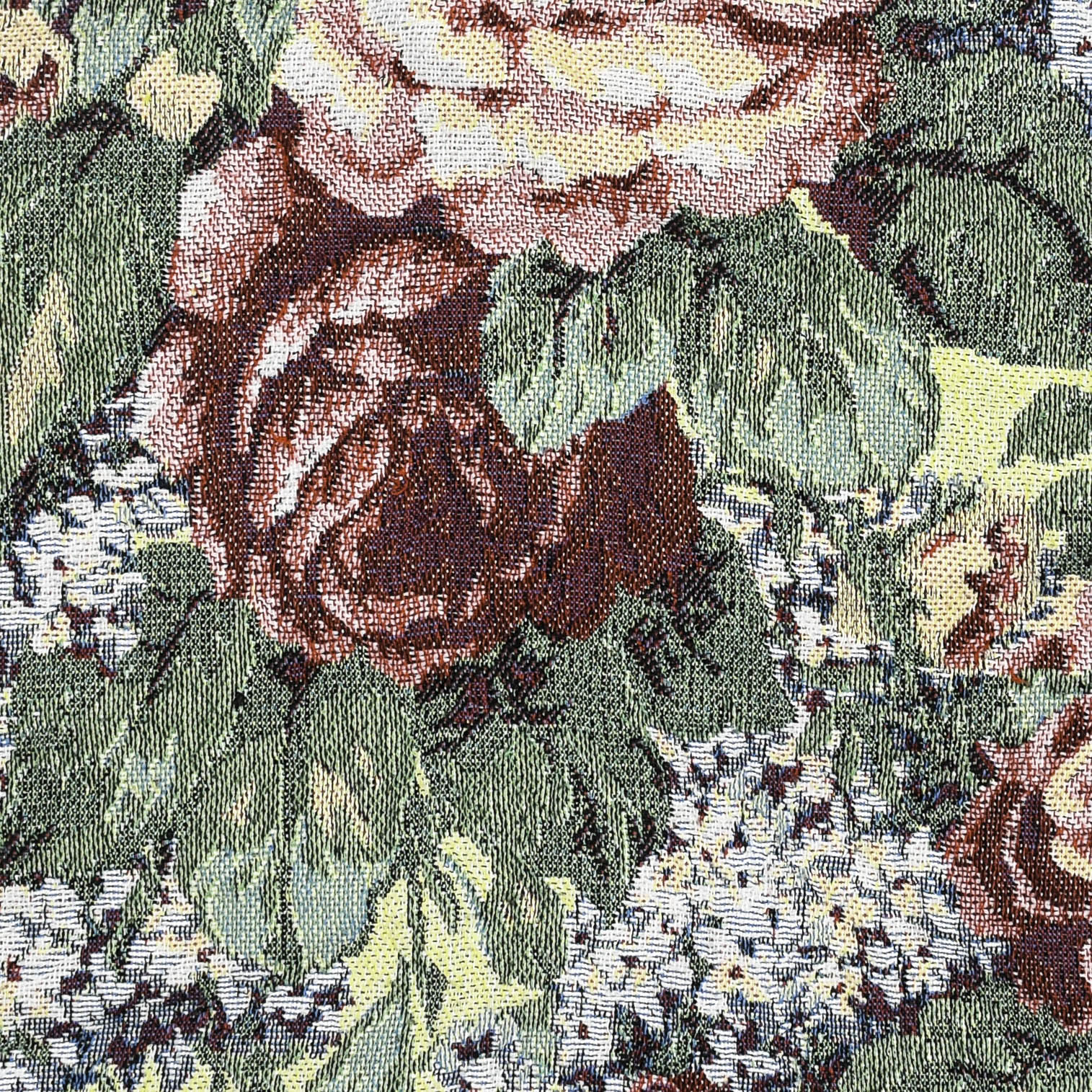 Floral Victorian Cat Full Tapestry Zip Up