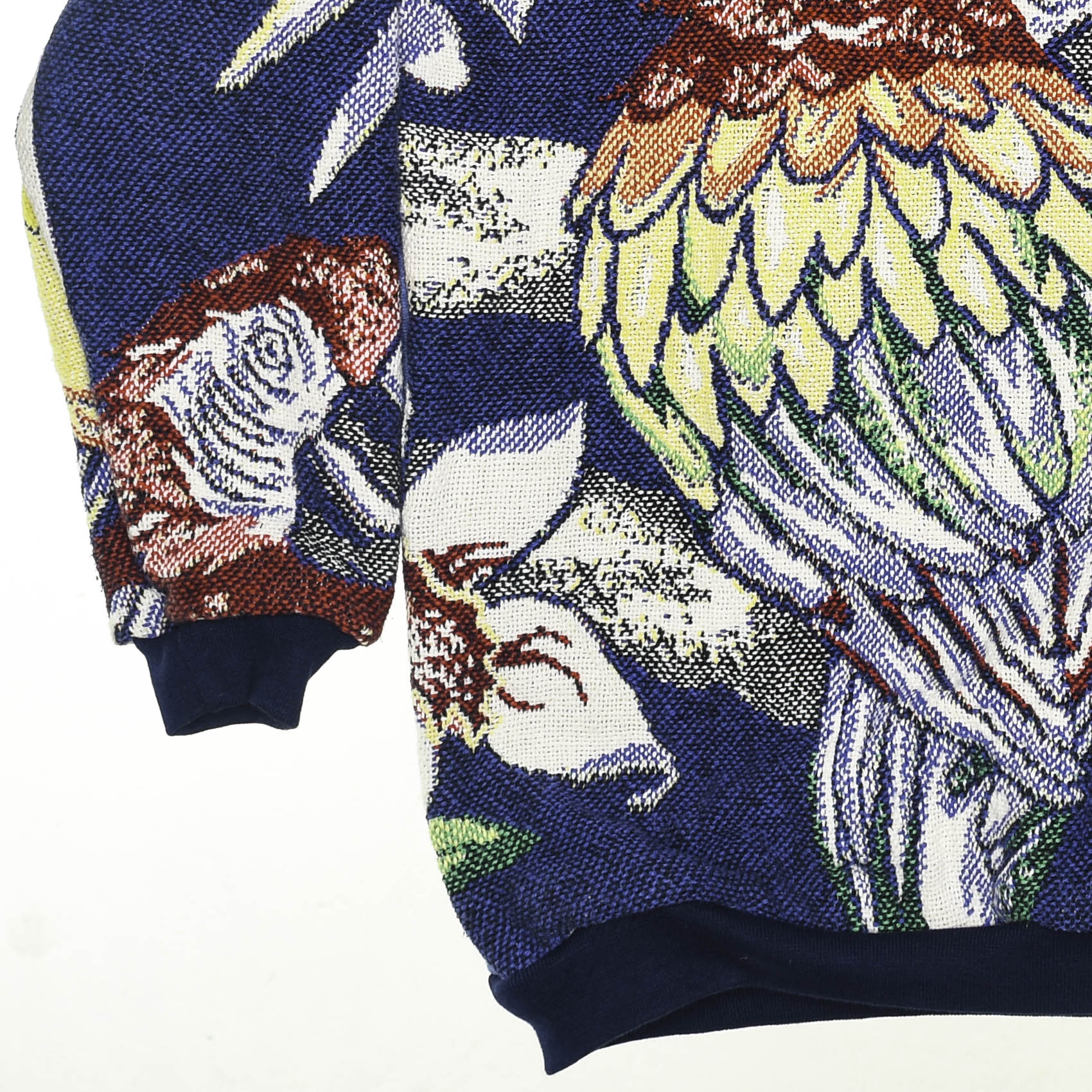 Parrot Tapestry Panel Pullover
