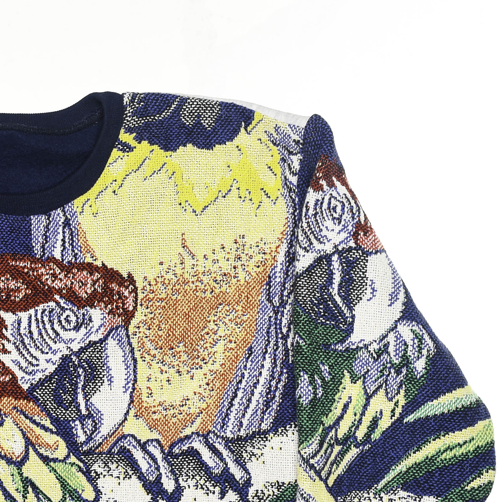 Parrot Tapestry Panel Pullover