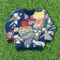 Parrot Tapestry Panel Pullover