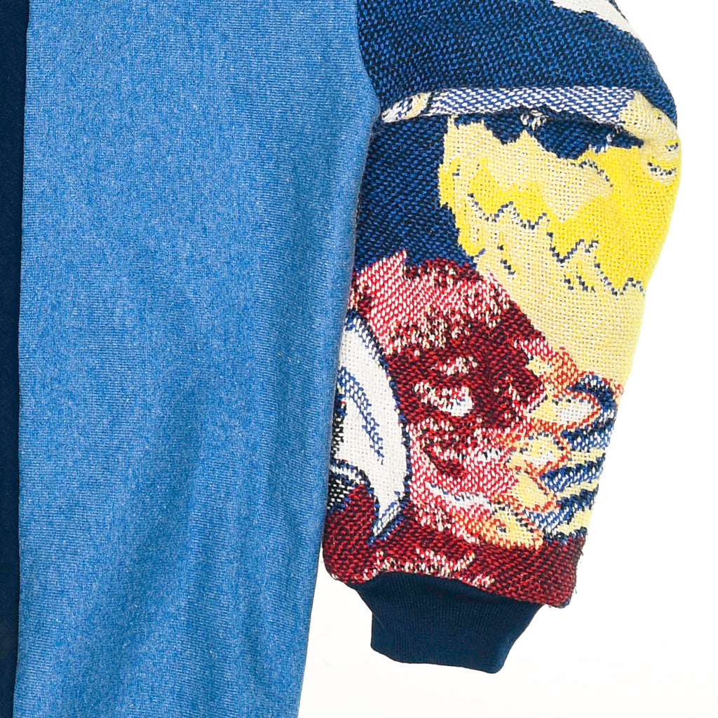 Parrot Tapestry Panel Pullover