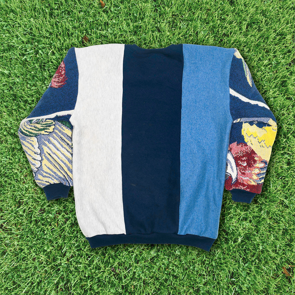 Parrot Tapestry Panel Pullover