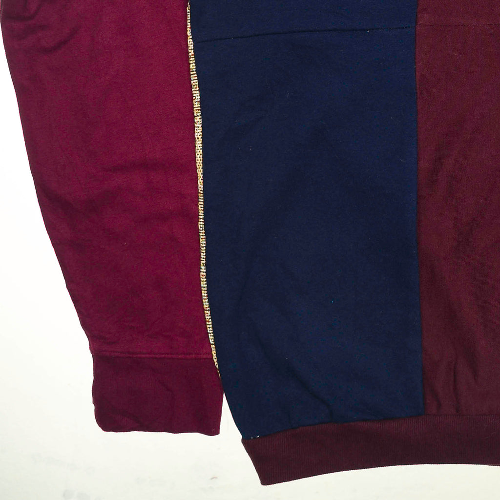 Midnight Owl Full Tapestry Panel Pullover — Retro Folk Art Sweatshirt