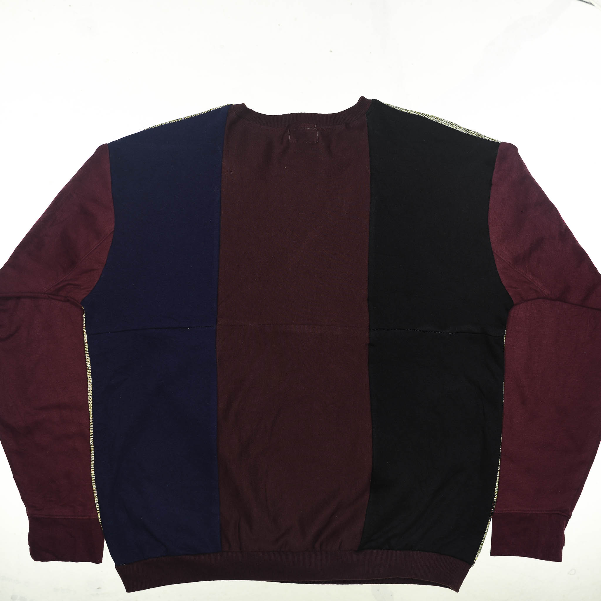 Midnight Owl Full Tapestry Panel Pullover — Retro Folk Art Sweatshirt