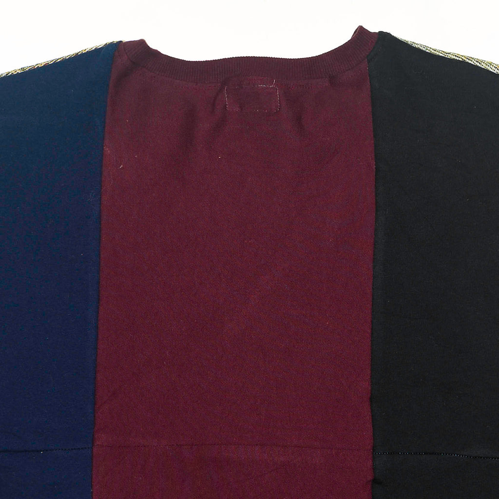 Midnight Owl Full Tapestry Panel Pullover — Retro Folk Art Sweatshirt