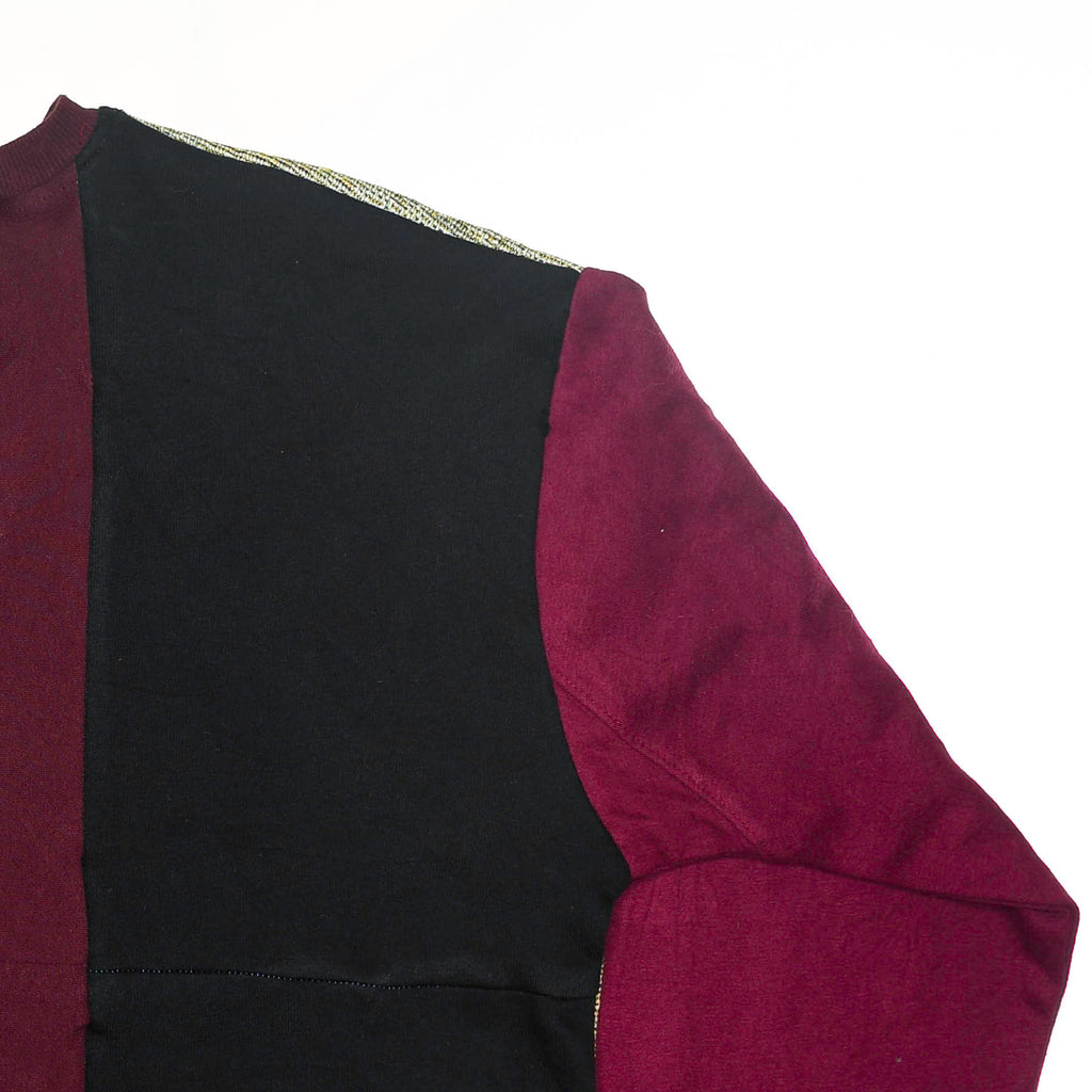 Midnight Owl Full Tapestry Panel Pullover — Retro Folk Art Sweatshirt