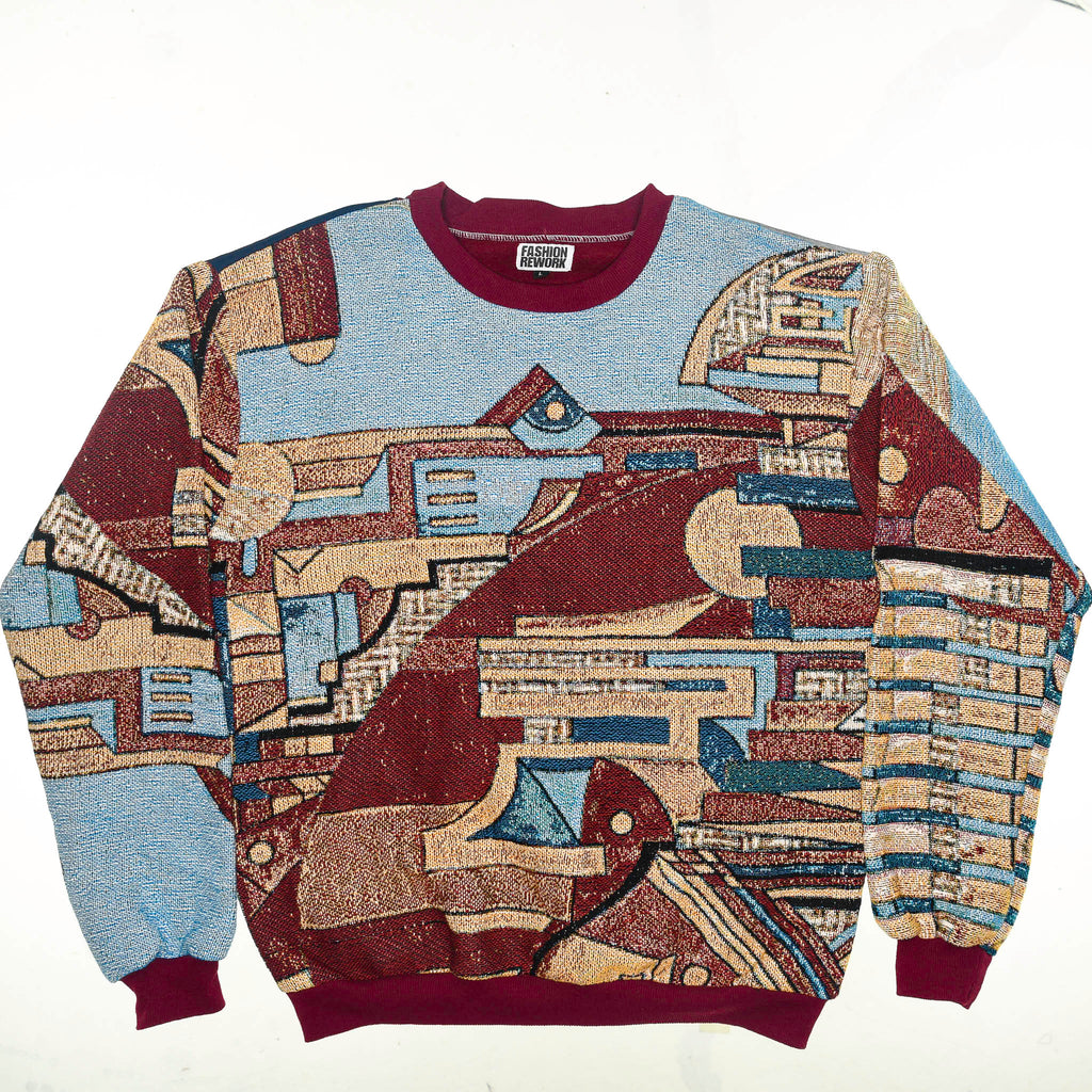 Art Brut Outsider Art Augustin Lesage Full Tapestry Pullover